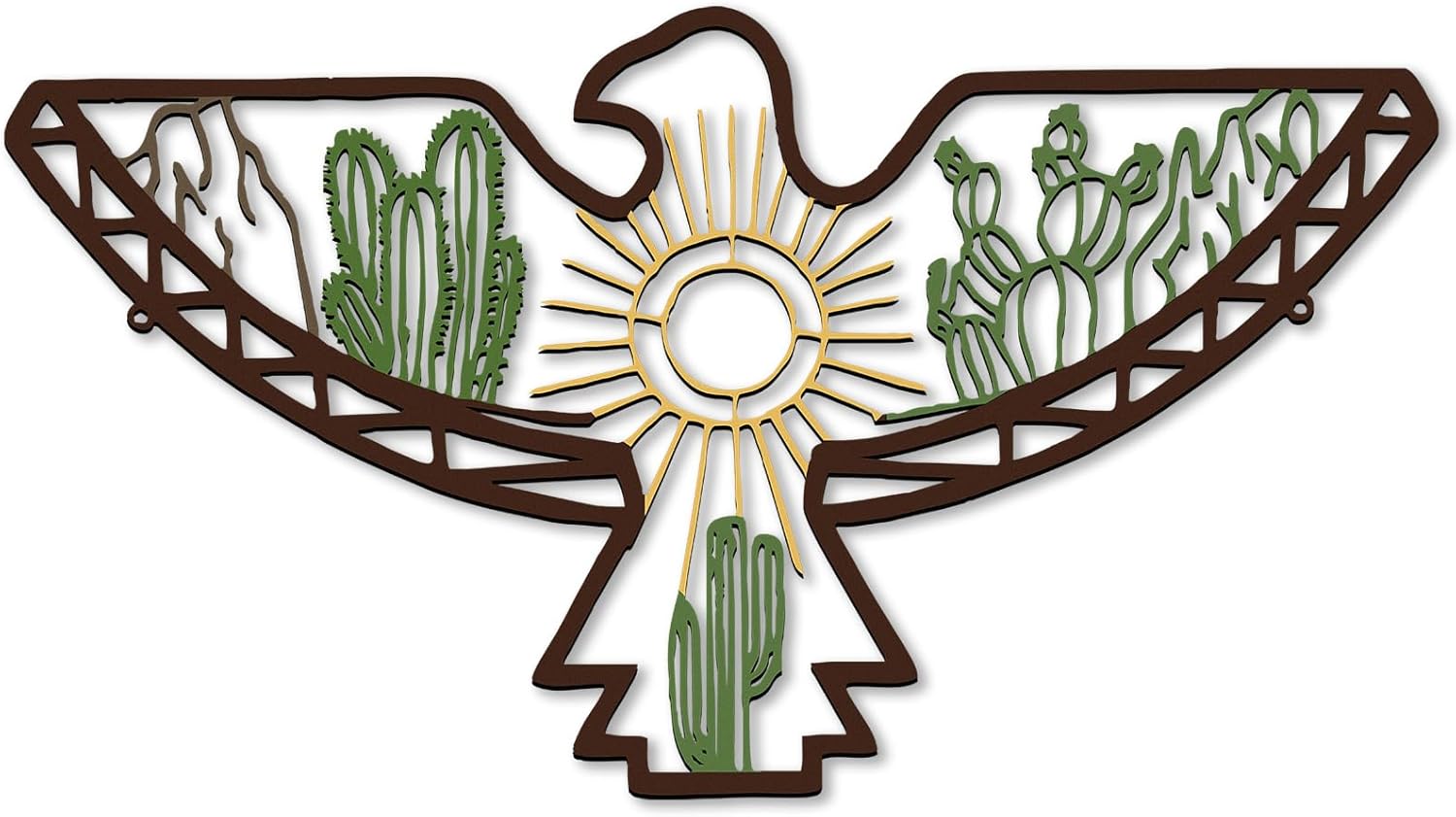 large metal southwestern wall art