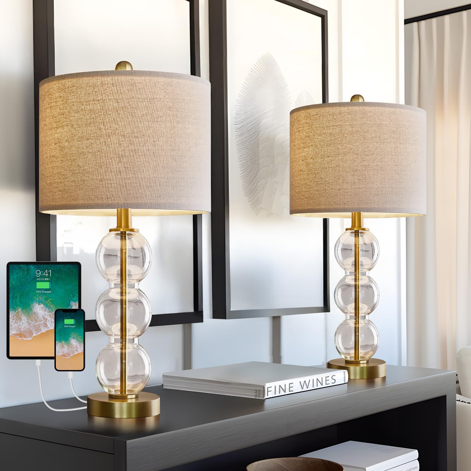 Glass lamp