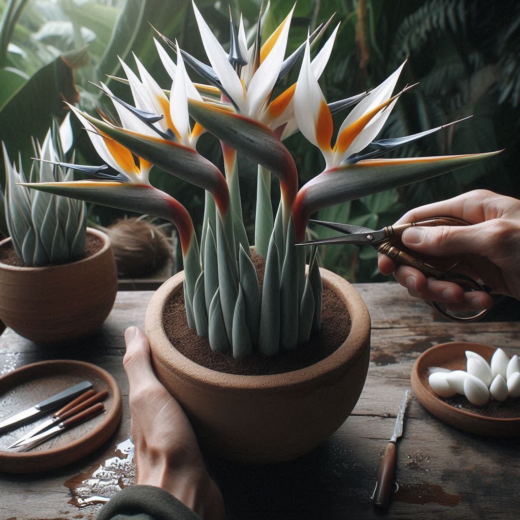 Propagate White Bird of Paradise Plants